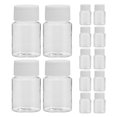 thumbnail image 4 of 25Pcs Medicine Organizer Box Transparent Plastic Screw Caps Sample Tubes for Travel, 4 of 9