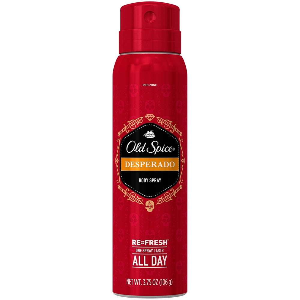 Old Spice Desperado Body Spray for Men, 3.75 Oz