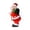 Red-3, variant on Creative Electric Santa Figurine Ornament, Christmas Decoration Musical Holiday Home Decor & Gift 10.2In (A)