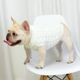thumbnail image 4 of Pet Sweater Knitted Bulldog Dogs Cats Crochet Waistcoat Fashion Solid Chihuahua Clothes Cute Winter Autumn Warm Soft Accessories, 4 of 7