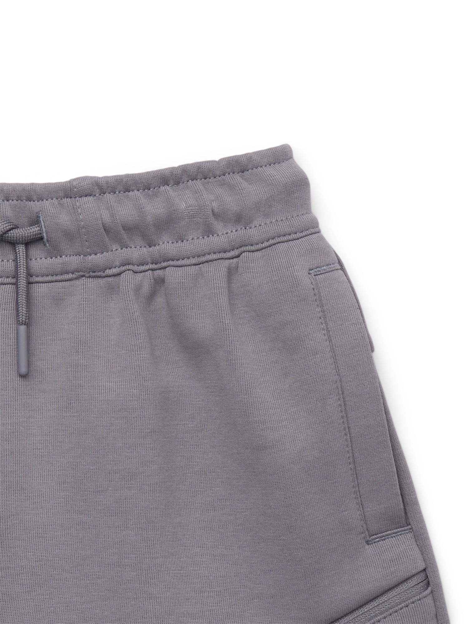 Athletic Works Boys Double Knit Performance Shorts, Sizes 4-18 & Husky