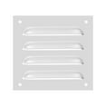 thumbnail image 1 of Cubierta de ventilación de aluminio Uxcell, cubierta de rejilla de ventilación HVAC con louver, malla incorporada de 4x4 pulgadas, 1 of 6