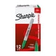 thumbnail image 1 of Rotuladores permanentes Sharpie Fine Point, color verde, 12 unidades, 1 of 7