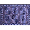 thumbnail image 1 of Ahgly Company Indoor Rectangle Oriental Blue Industrial Area Rugs, 8' x 10', 1 of 4