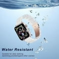 thumbnail image 3 of ZSOU Resin Link Watch Band for Apple Watch 38/40/41/42mm(Series 10) Unisex - White/Marble, 3 of 4