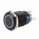 thumbnail image 2 of Botón Pulsador Impermeable Con Bloqueo Automático LED, Negro, 19 Mm, 1224 V, Encendido Y Apagado, Placa De Metal Duradera, Con Anillo De Goma A Prueba De Polvo, Ideal Para Uso En, 2 of 7