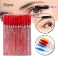 thumbnail image 1 of Assorted Color Disposable Eyelash Brushes with Crystal Rod Mascara Wands Eye Lash Eyebrow Applicator Makeup Beauty Tool New, 1 of 7