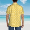 thumbnail image 5 of Giraffe Animal Print Mens Hawaiian Shirt Short Sleeve Casual Button Up Tropical Summer Beach Shirt, 5 of 9