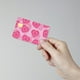 thumbnail image 5 of Pegatina para tarjeta de crédito con forma de corazón rosa, para tarjeta de débito, sin burbujas, delgada, pequeña, personalizada, para proteger tarjetas bancarias, a prueba de rayones, 7,3 x 5,4, 5 of 6