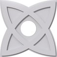 thumbnail image 1 of Ekena Millwork CMP18CM-05000 18 in. OD x 5 in. ID Square Cosmo Architectural Grade PVC Contemporary Ceiling Medallion, 1 of 1
