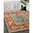 thumbnail image 2 of Ahgly Company Indoor Rectangle Abstract Dark Khaki Green Oriental Area Rugs, 5' x 7', 2 of 6