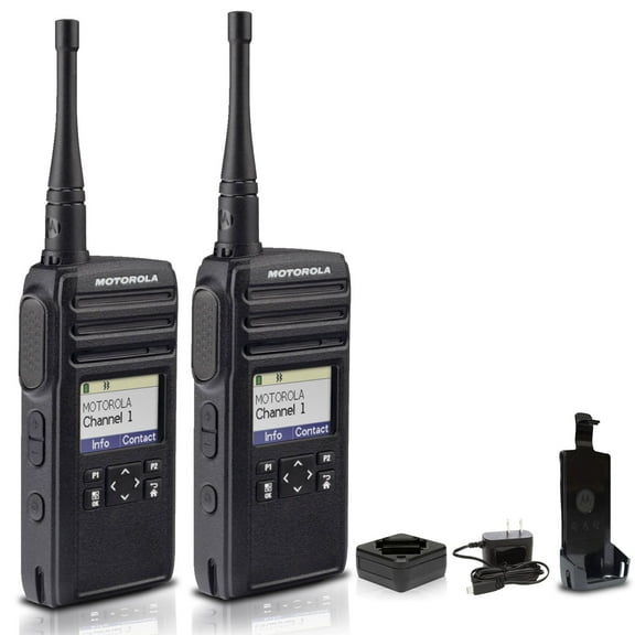 Motorola DTR700 Digital 2-Way Radio (50 Channels) (DTR700) (2-Pack)