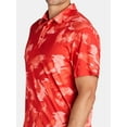 thumbnail image 2 of Birdie Bound Men's & Big Men's Patterned Golf Polo Shirt, Sizes S-3XL, 2 of 5