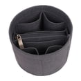 thumbnail image 3 of Portable Bucket Bag Felt Liner Bucket Type with Compartments Widely Applied Felt Gray, 3 of 7