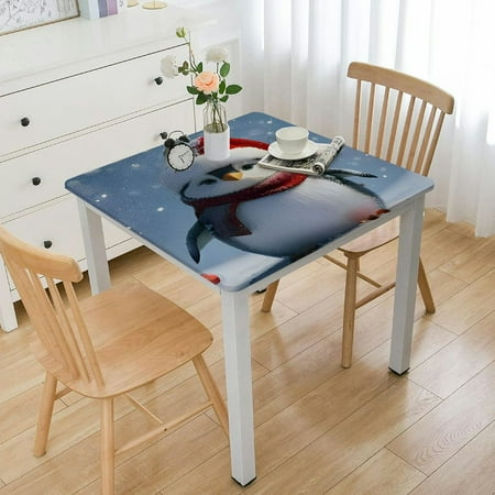 

ZHZY Square Tablecloth 100% Polyester Fiber Waterproof Table Cover for Dining Table 36 *36