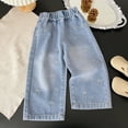 thumbnail image 5 of Teen Girl Jeans 12-14 Ripped Skinny Vintage Baggy Jeans for Girls - Loose Wide Leg Jeans with Five Pockets- Casual Denim Pants for Girls 5-13Y, 5 of 8