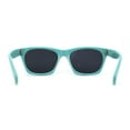 thumbnail image 4 of Womens Narrow Rectangle Dad Fashion Horn Rim Retro Sunglasses Mint Black, 4 of 4