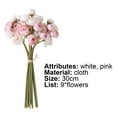 thumbnail image 6 of 1 Bundles Artificial Silk Rose Flowers, Faux Silk Mini Ranunculus Flowers for DIY Bouquet, Bulk Fake Wedding Filler Flowers for Centerpieces Arrangements Bridal Shower Decorations, 6 of 9