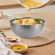 thumbnail image 5 of Tazón grande de acero inoxidable para mezclar, ensaladera de una pieza para preparar en la cocina, base antideslizante y borde fácil de verter para mezclar sin esfuerzo, ideal para mezclar, 5 of 8