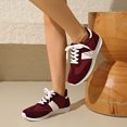 thumbnail image 6 of NOKIO White Sneakers for Women Comfortable Casual Sport Shoes Lightweight Outdoor Walking Footwear with Soft Insole, 𝖫a𝖼e Up Tennis Athlet𝗂c Shoes for Back to College, 6 of 9