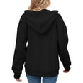 thumbnail image 4 of Shine Up Womens Hoodies Casual Hooded Sweatshirts Oversized Pullover Long Sleeve Ladies Tops with Pocket, 4 of 5