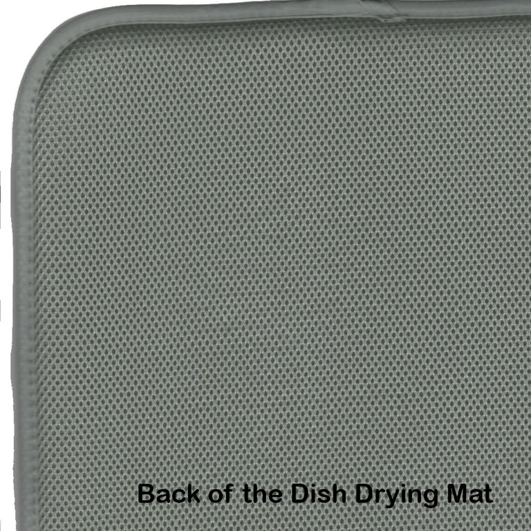 To encounter Silicone Dish Drying Mat -Large 17 x 13 - Set of 2 Flexible  Rubber Drying Mat, Heat Resistant Silicone Trivet, Counter Top Mat, Dish