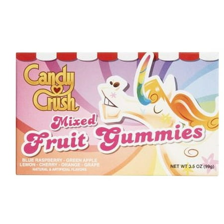 Crush bonbons gélifiés Fruit Cinéma Taille Candy, (paquet de 12)