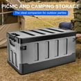 thumbnail image 5 of golytefs 60L Car Trunk Storage Box with Lid & Handles Large Capacity Folding Storage Case, 5 of 9