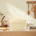 thumbnail image 4 of Rice Storage Holder Cereal Container Airtight Food Bucket Clear Lid Container Rice Container, 4 of 7