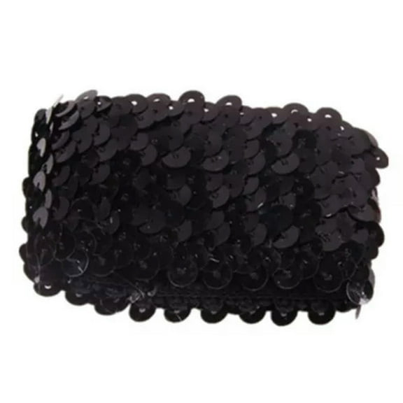 1x Women Bling Sequin Wristband Elastic Bracelet Stage Hand Wrist Strap Jewelry