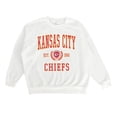 thumbnail image 5 of Women's Gameday Couture White Kansas City Chiefs Timeless Triumph Premium Fleece Pullover Sweatshirt, 5 of 5