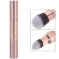 thumbnail image 3 of Brocha de maquillaje de doble punta retráctil, brocha para polvos sueltos, corrector y aplicador de base., 3 of 5