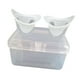 thumbnail image 4 of Kit de 2 vasos lavaojos reutilizables con recipiente de almacenamiento. Vasos para limpieza ocular. Blanco, 4 of 9