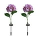 thumbnail image 2 of Outdoor Patio Decoration Lawns Decorative Ambient Lights Ground Lamp Solar Lighted Pole Hydrangea Automatically Lights Up When It Gets Dark, 2 of 6