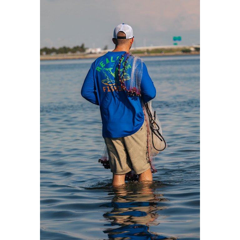 Realtree Men's Fishing UV Sun Protection Cool Comfort Long Sleeve Tee 