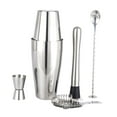 thumbnail image 1 of de cocteleras de material acero inoxidable, mezclador de bebidas, kit de camarero, coctelera, coctelera, kits de cóctel para fiestas, bebidas, accesorios, 1 of 9