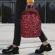 thumbnail image 2 of Easygdp Red Glitter Mochila Ligera de 15 Pulgadas para Estudiantes, Mochila Cómoda para la Escuela y Viajes, Correas Ajustables, 2 of 6
