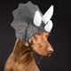 thumbnail image 3 of Sombrero de cosplay para mascotas, gorra de triceratops, sombrero de dinosaurio, sombrero con hebilla ajustable para perro, disfraz para festival, 3 of 6