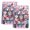 Pink, Blue, Red, White, variant on 4th of July Kitchen Towels Set of 3, USA Flag Firework Independence Day Gnomes Absorbent Dish Towels for Kitchen, Microfiber Hand Towel, Quick Drying Tea Towel for Cleaning Decorative Dishcloths