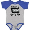 thumbnail image 3 of Inktastic Montana Someone Loves Me Boys or Girls Baby Bodysuit, 3 of 5