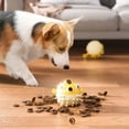 thumbnail image 2 of Dog Toys Interactive Bouncing Puffer Fish Food Leaking Ball, Durable Treat Dispensing Puzzle Toy for Large and Small Dogs, Mental Stimulation Exercise, Green, Red, or Yellow, 1pc, 2 of 4