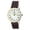 Brown,White, variant on Steinhausen Men's Swiss Quartz Rose Gold Tone S. Steel Black Leather Watch S0120
