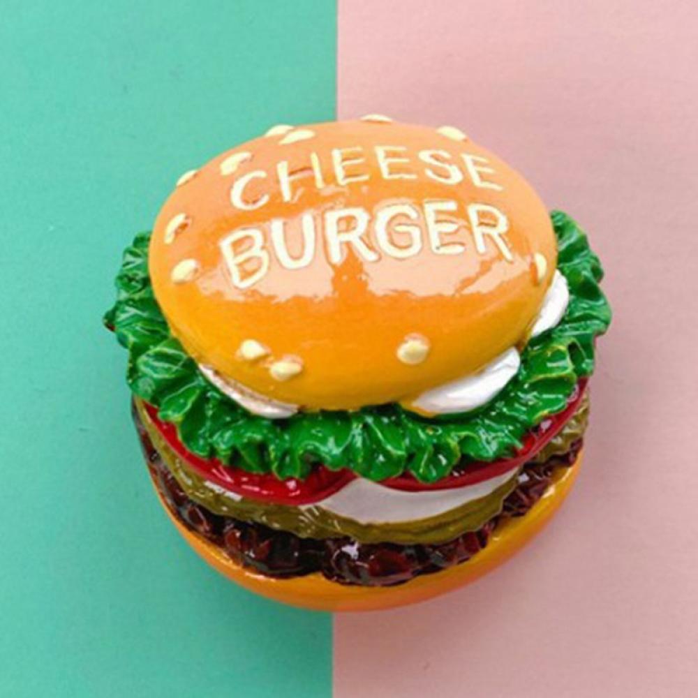 Topumt Food Refrigerator Cute Food for Fridge 3D Resin Food Refrigerator