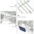 thumbnail image 5 of Mobutofu 250 Pcs Rivets DIY Matériau en Aluminium Non Abrasif pour Pièces de Meubles 17.2X10CM, 5 of 5