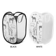 thumbnail image 2 of Folding Pop Up Open Home Storage Kids Toys Sundries Dirty Sorting Laundry Baskets Mesh Laundry Hamper WHITE, 2 of 8