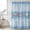 Blue, variant on Pink Summer Coastal Shower Curtain, Waterproof Shower Curtains for Bathroom, Modern Ocean Waves Starfish Shell Washable Fabric Bathtub Curtain Set Bath Decor with 12 Hooks Long 72"x84"