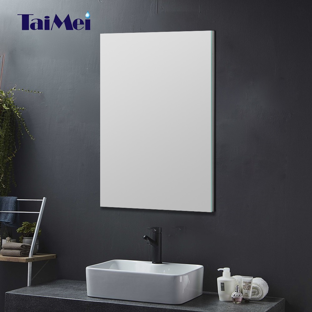 Taimei DIY Wall Frameless Mirror Medicine Cabinet 19" Wx30" Hx4.5/8” D (MMC1930-SA) with Beveled edges, Color Satin, Bathroom Mirror Cabinet with Adjustable 3 Glass Shelves, Storage Cabinet by FOCA US - image 3 of 8