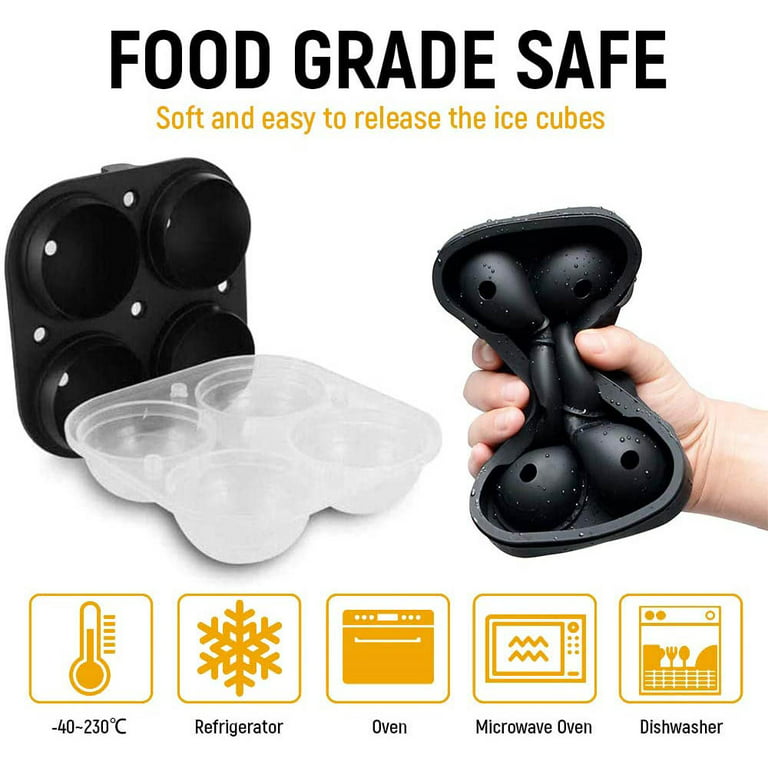 Large Square Ice Cube Trays - SLGOL Silicone Ice Maker with BPA Free R –  Slgol
