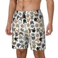 thumbnail image 2 of Uemuo Cute Cats Pattern Mens Swim Trunks Quick Dry Board Shorts with Mesh Lining, Stretch Beach Shorts Quick Dry No-Chafing Board Shorts-Large, 2 of 9