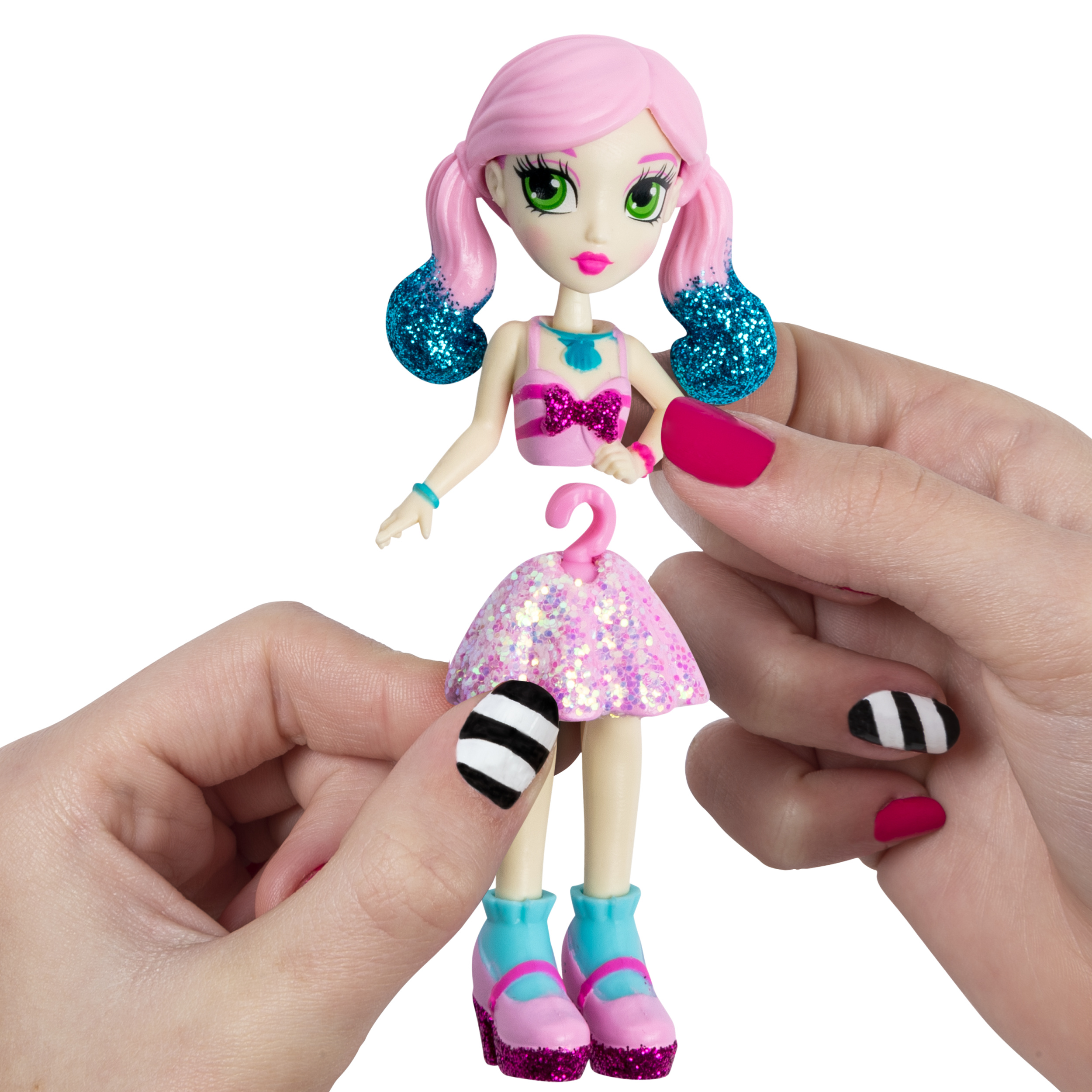 Off The Hook Style BFFs, Naia & Jenni (Spring Dance), 4-inch Small Dolls , for Girls Aged 5 and up - image 4 of 8